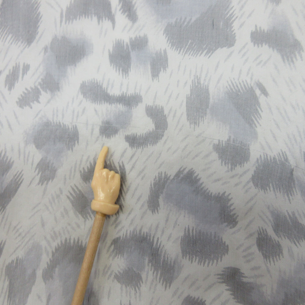 Animal Print Design Silk Chiffon Scarf - Long - 5544