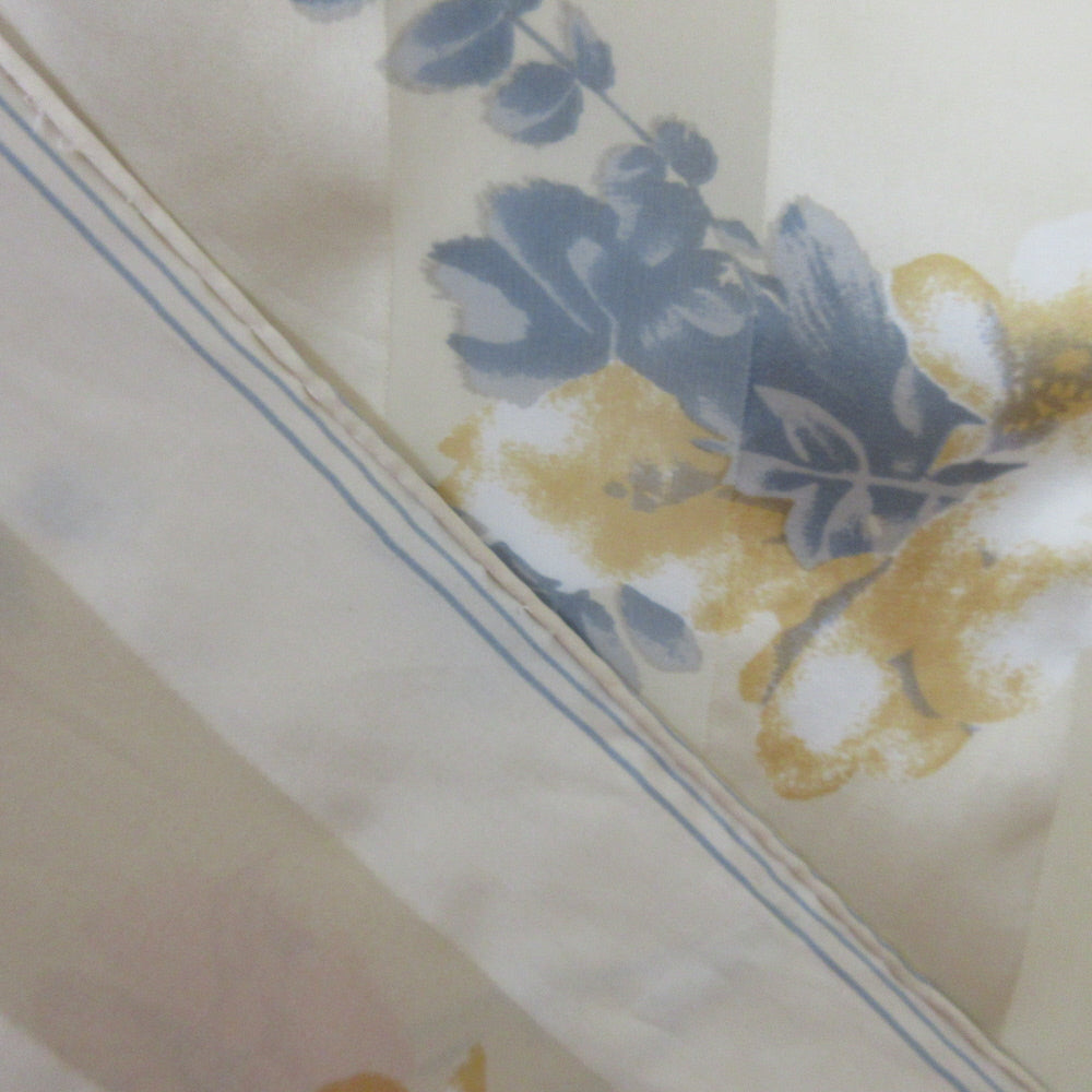 ELAINE GOLD Designer Floral Silk Scarf - Square - 1009