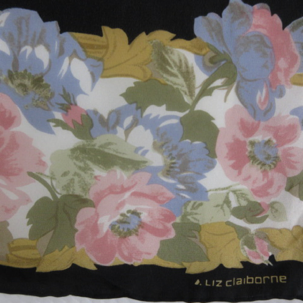 Liz Claiborne Designer Silk Scarf - Long - 1415