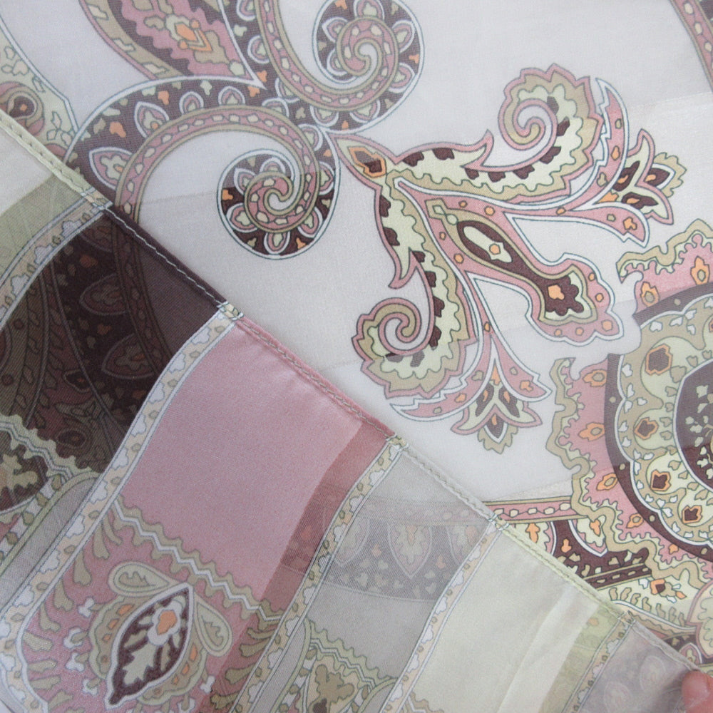 DANIER Silk Scarf - Belle Epoque Floral - 36" Square - 5440