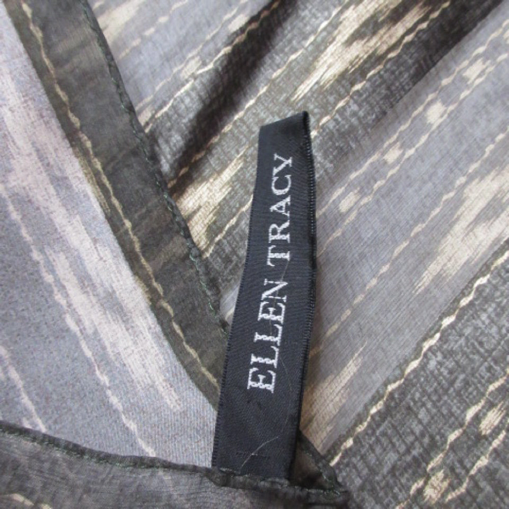 Ellen Tracy Designer Silk Scarf - Long - 1847
