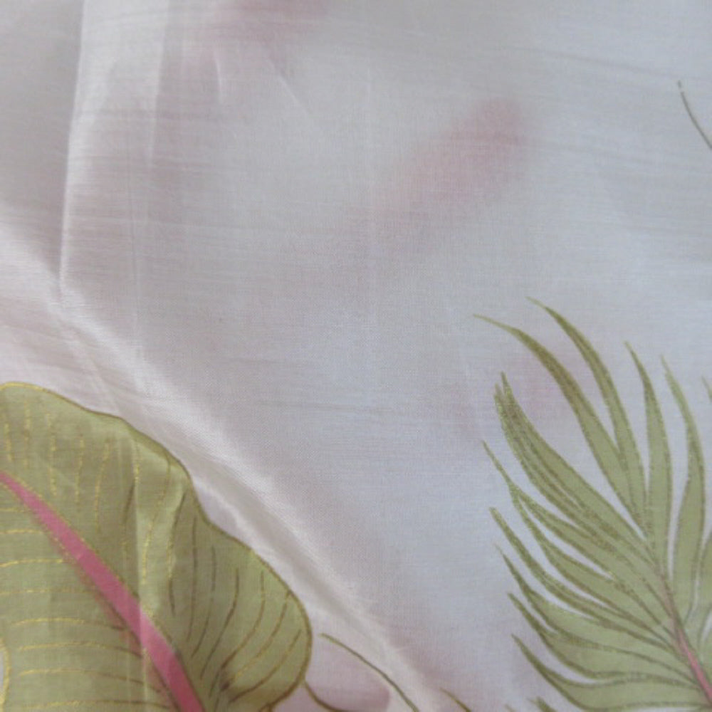 THAI SILK Designer Celebration Art Silk Scarf - Square - 1912