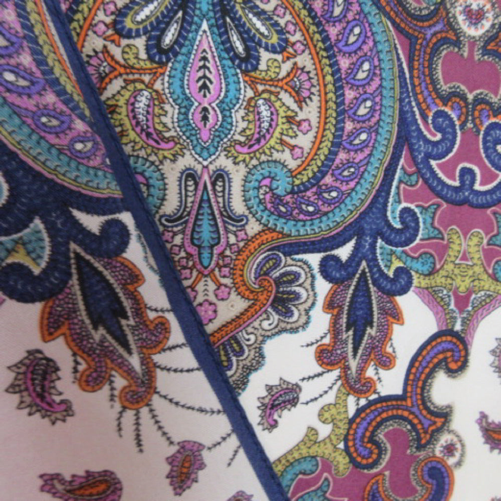 Nicole Miller Paisley Silk Scarf - Long - 2248
