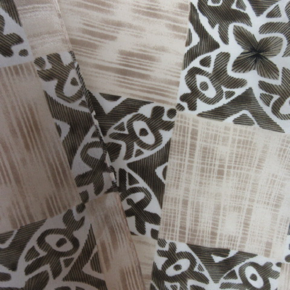Echo Vintage Silk Scarf - Long Abstract 2495