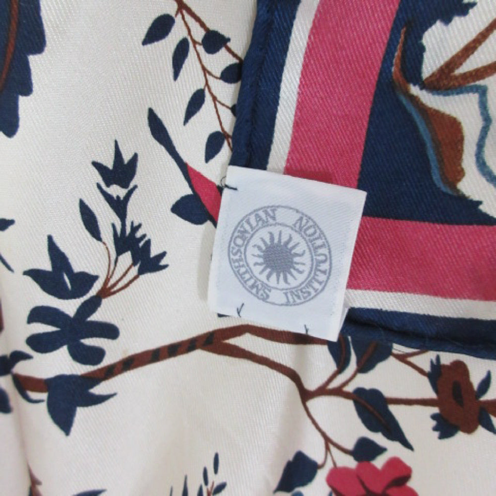 Smithsonian Institution Art Tree of Life Birds Silk Scarf - Square - 2606