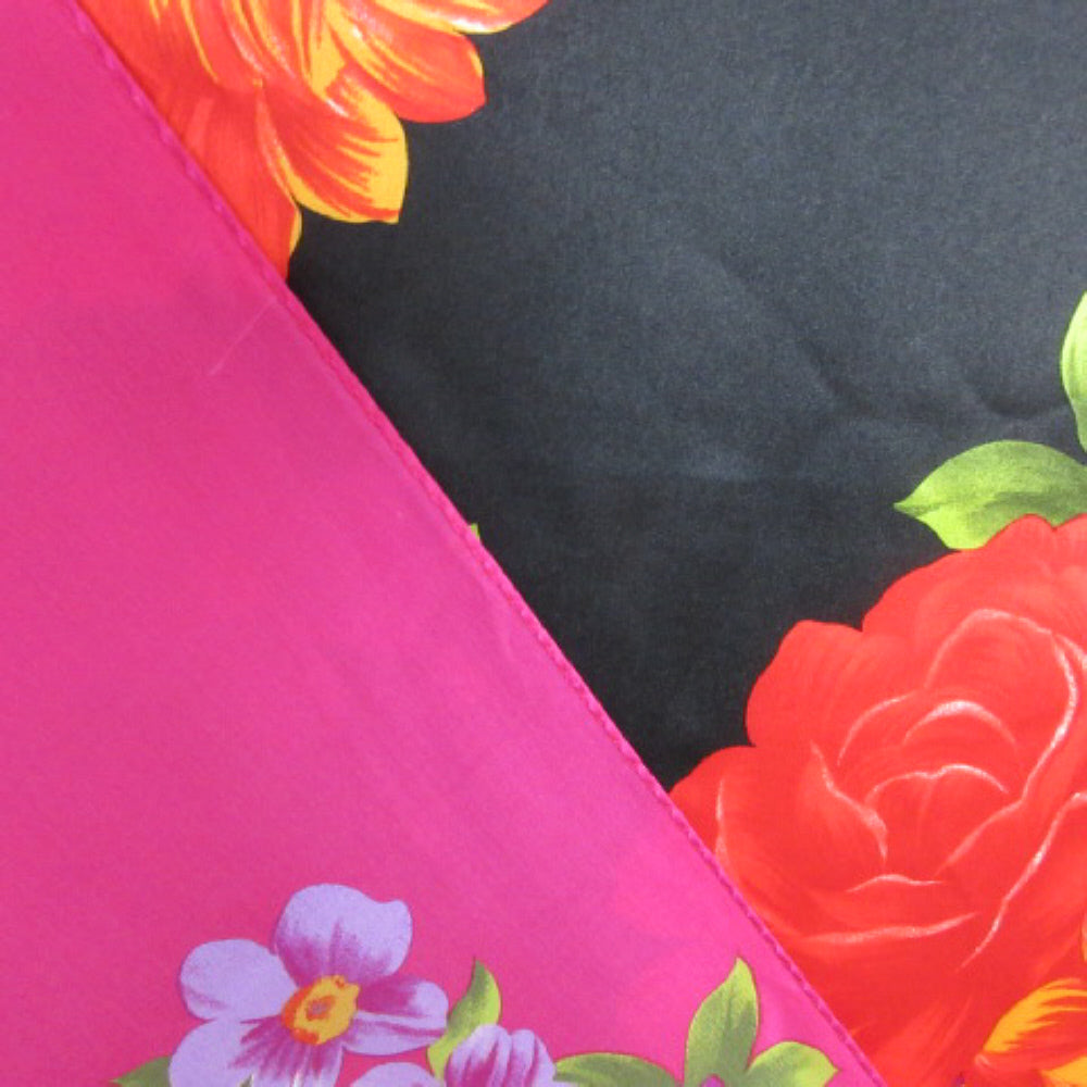 Liz Claiborne Floral Silk Scarf - Square 2729
