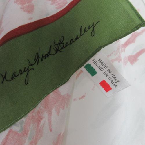 Mary Wood Beasley Art Painting Silk Scarf - Long 2898