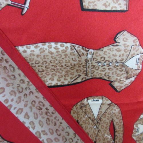 Leopard Clothing Accessories Animal Print Silk Scarf - 21" Square - 2928