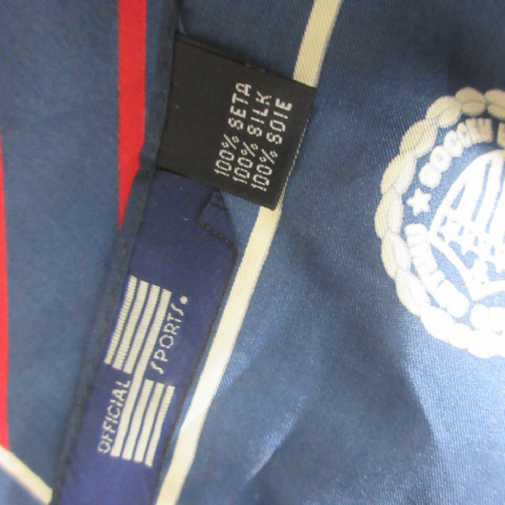 US Soccer Federation Geometric Logo Silk Scarf - Long - 3260