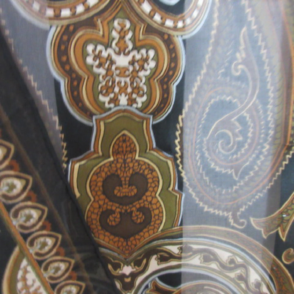 Bill Blass Intricate Belle Epoque Silk Scarf - Long - 3328