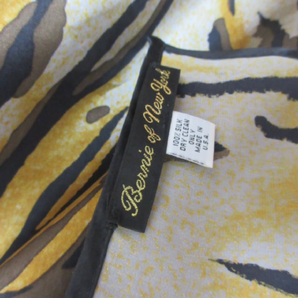 Bernie of New York Designer Silk Scarf - 22" Square - 3341