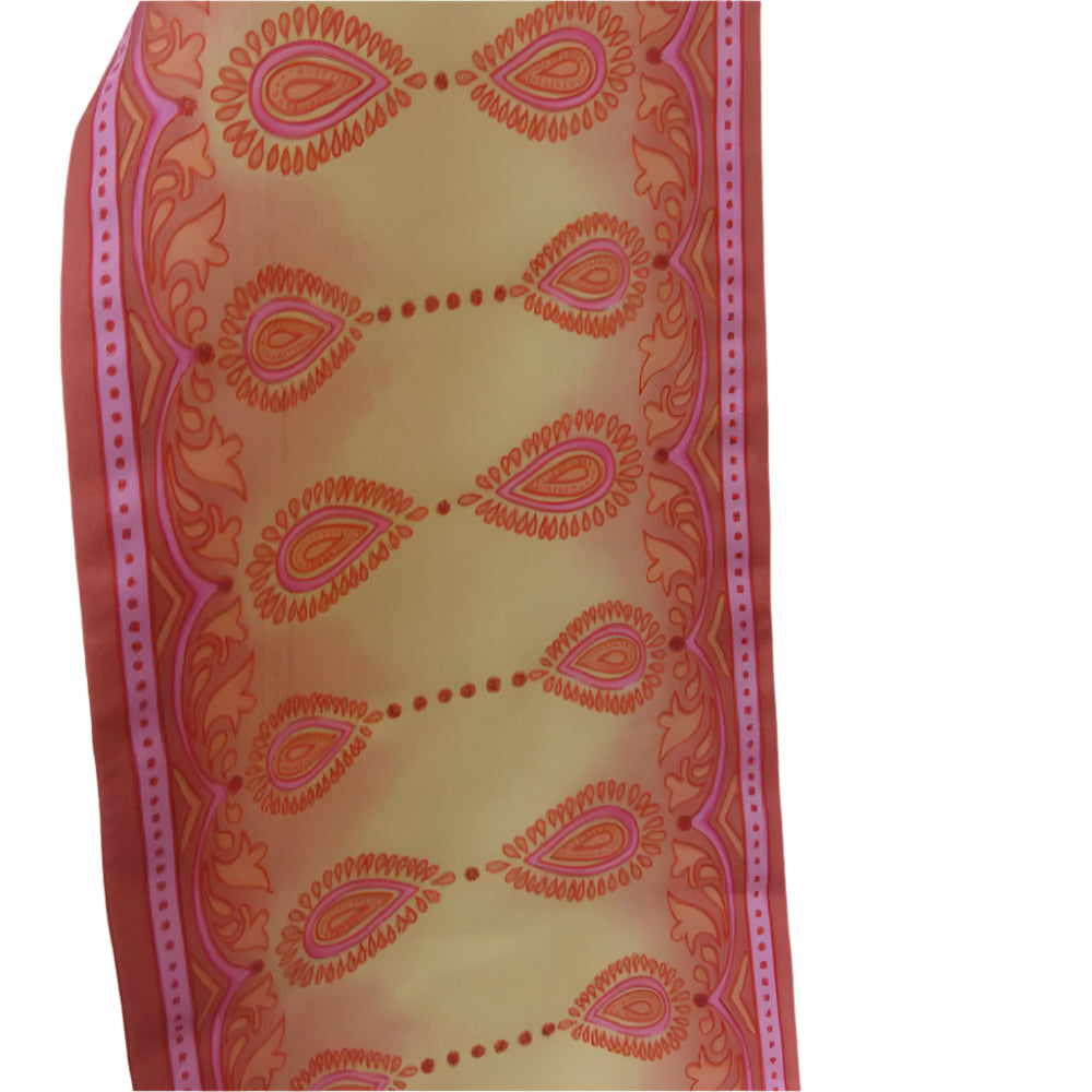 Talbots Paisley Reversible Silk Scarf - Long - 3415