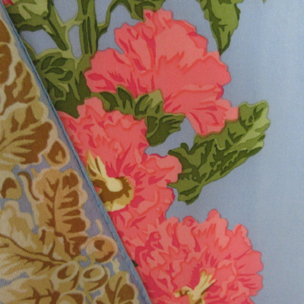 Albert Nipon Floral Silk Scarf - Long - 3461