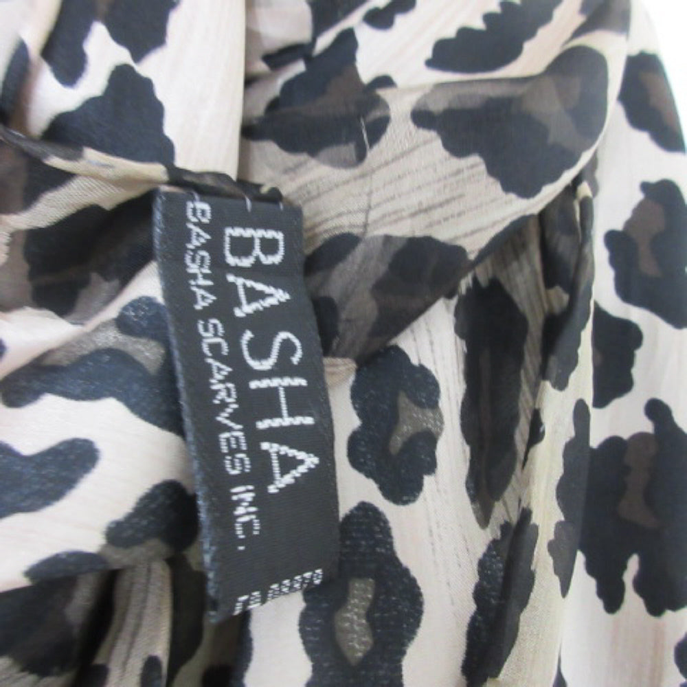 Basha Animal Print Silk Scarf - Long - 3689