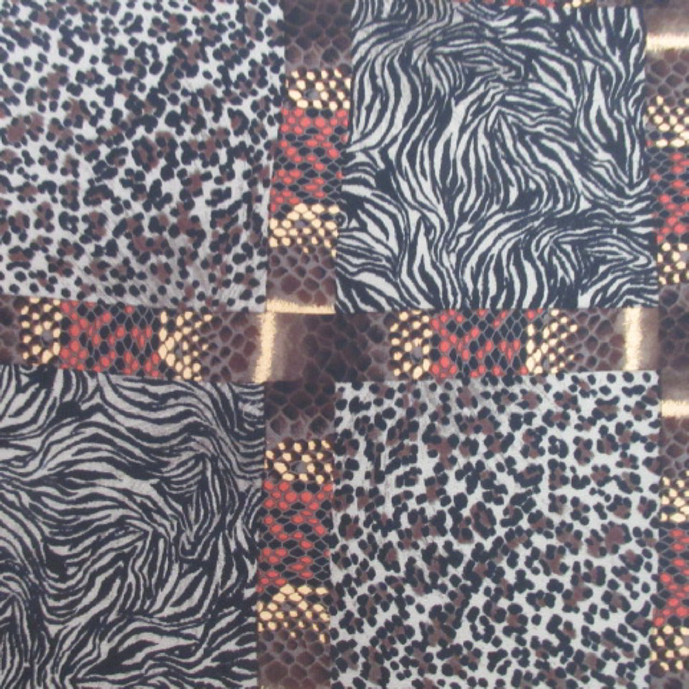 Anne Klein Animal Print Silk Scarf - 21" Square - 3705