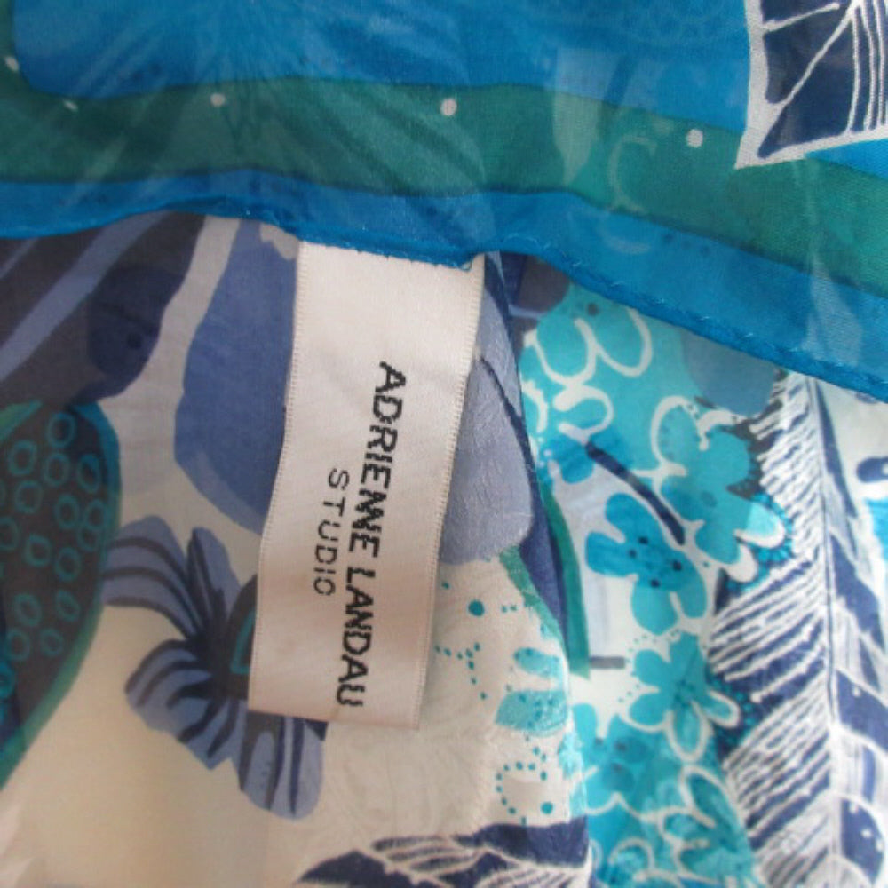 Adrienne Landau Designer Silk Scarf - Square - 3740