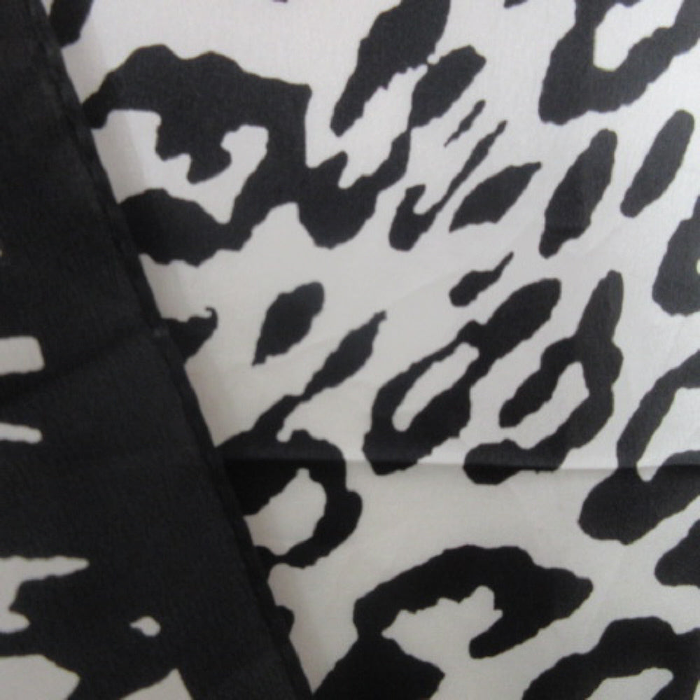 Jones New York Snow Leopard Silk Scarf - Long - 3775