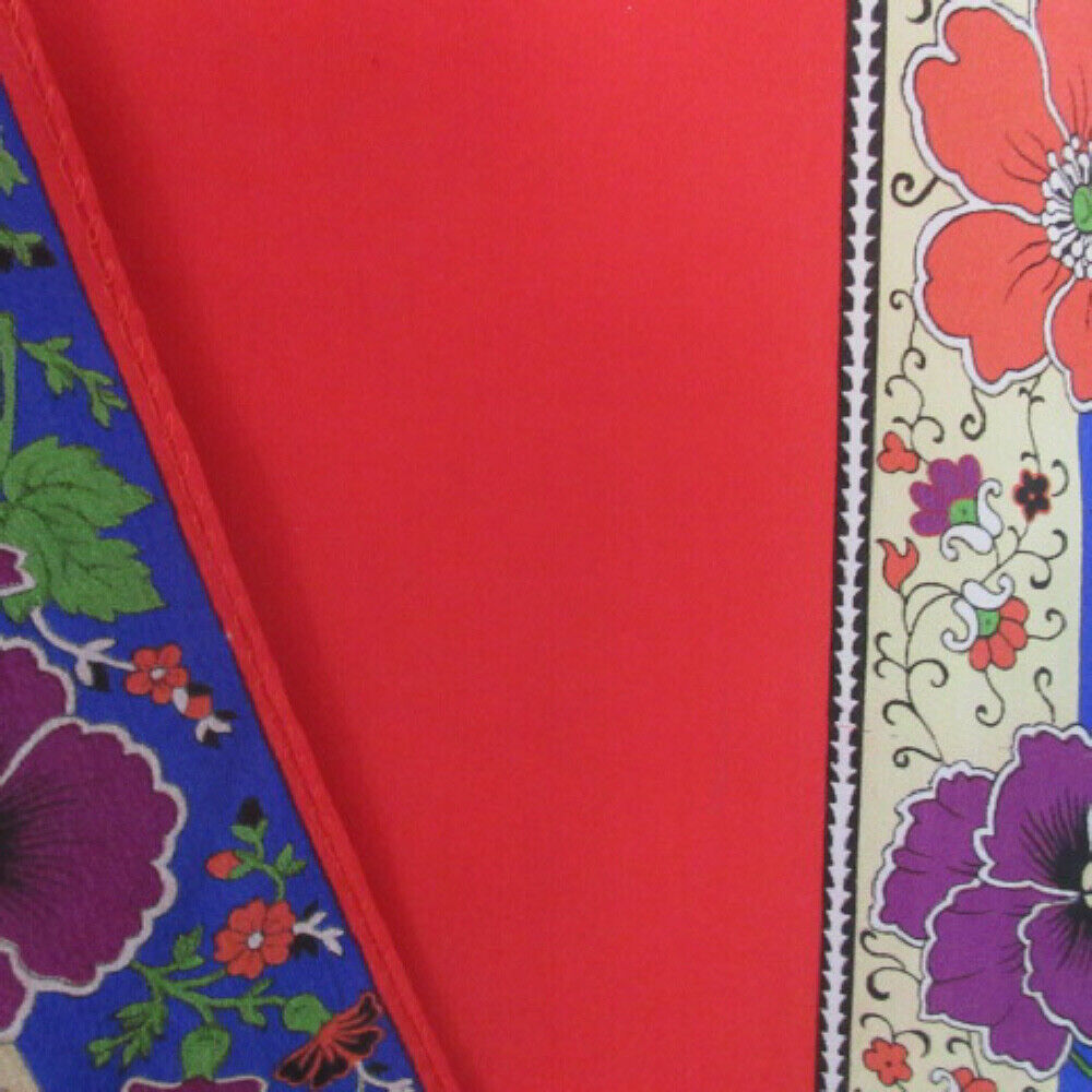 Albert Nipon Floral Silk Scarf - Long - 3964