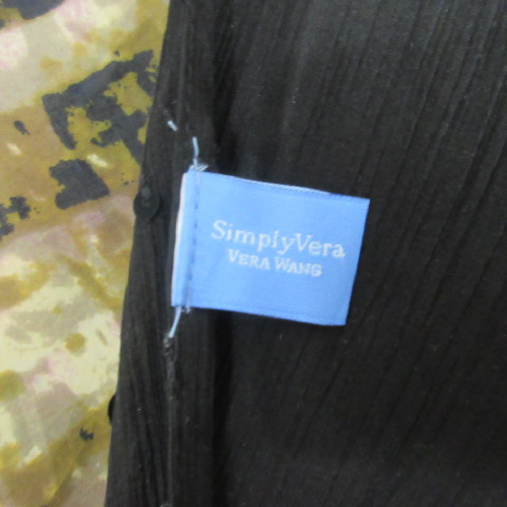 SIMPLY VERA WANG Square Scarf - Abstract Art with Sequins - 3884