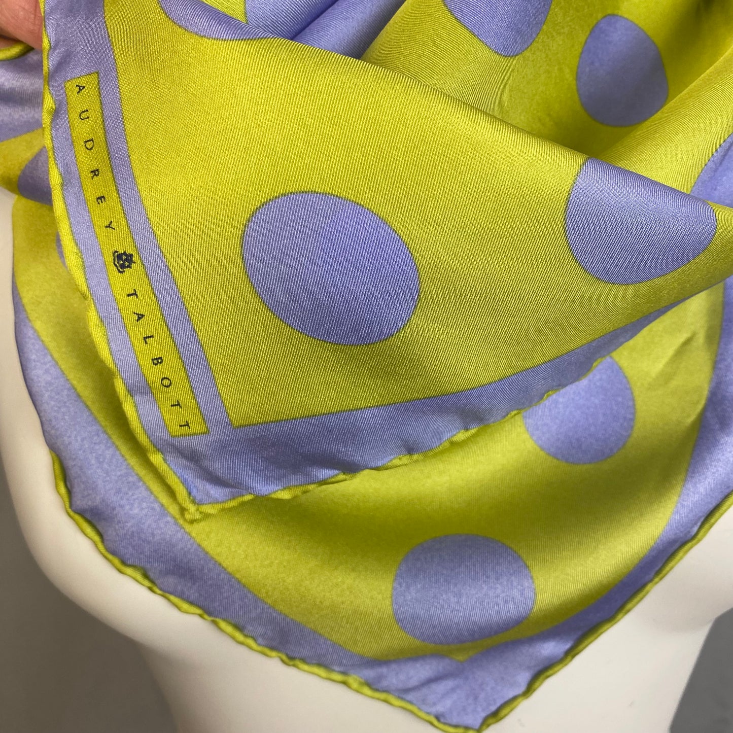 Audrey Talbott Designer Silk Scarf - Square - 4837