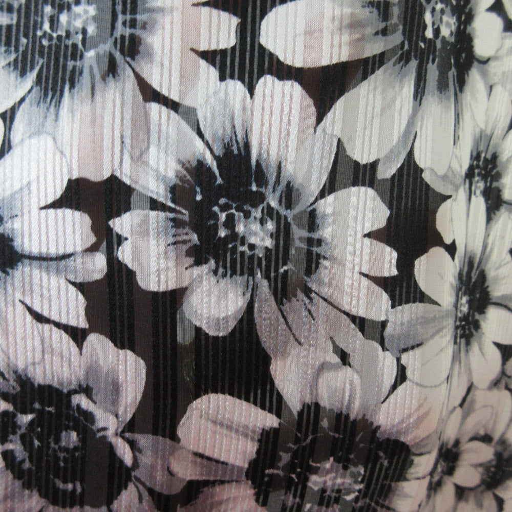 ECHO Silk Scarf - Floral - 10" x 60" Long - 5455