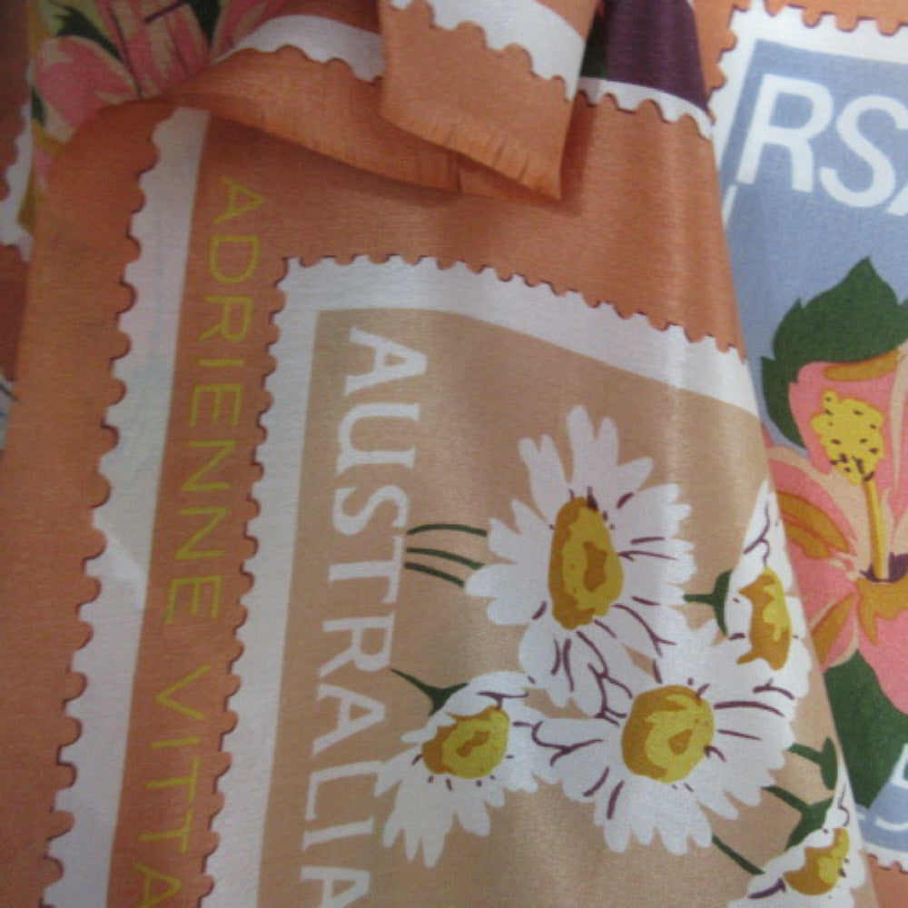Adrienne VittadiniSta mps Silk Scarf Long - 4091