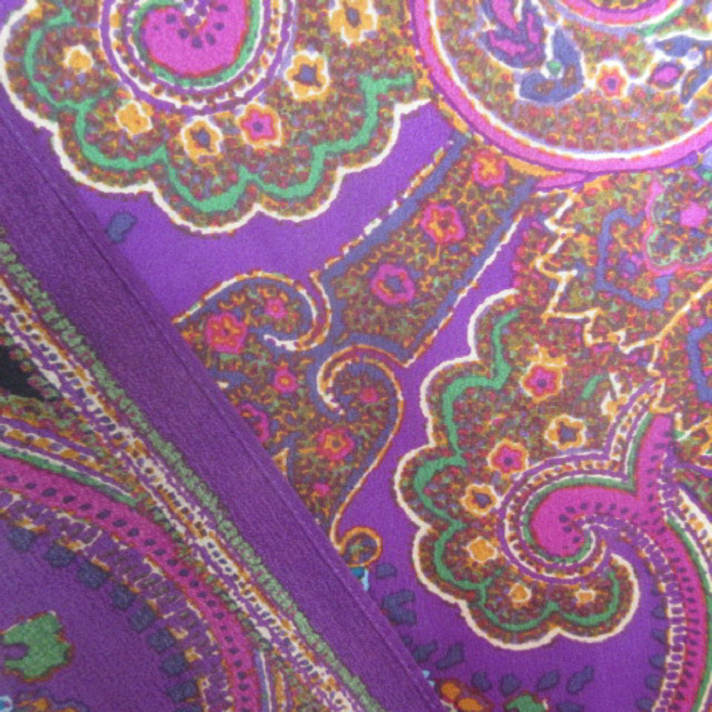 RALPH LAUREN Paisley Silk Scarf - Long - 4176