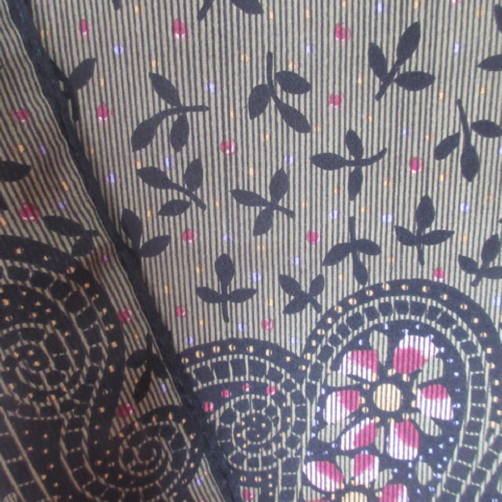 ECHO Floral Paisley Silk Scarf - Long - 4211