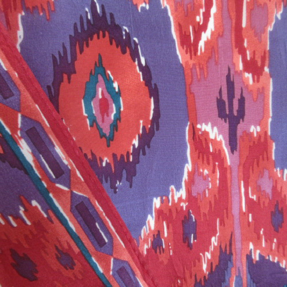 ANNE KLEIN Abstract Silk Scarf - Long - 4234