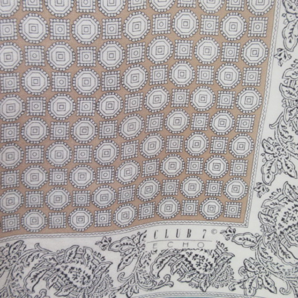 Echo Designer Silk Scarf - Square – 4503