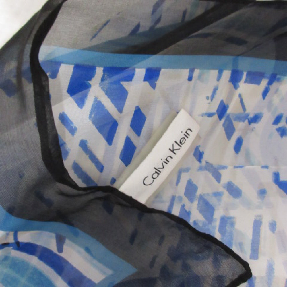 Calvin Klein Designer Silk Chiffon Scarf - Long – 4536