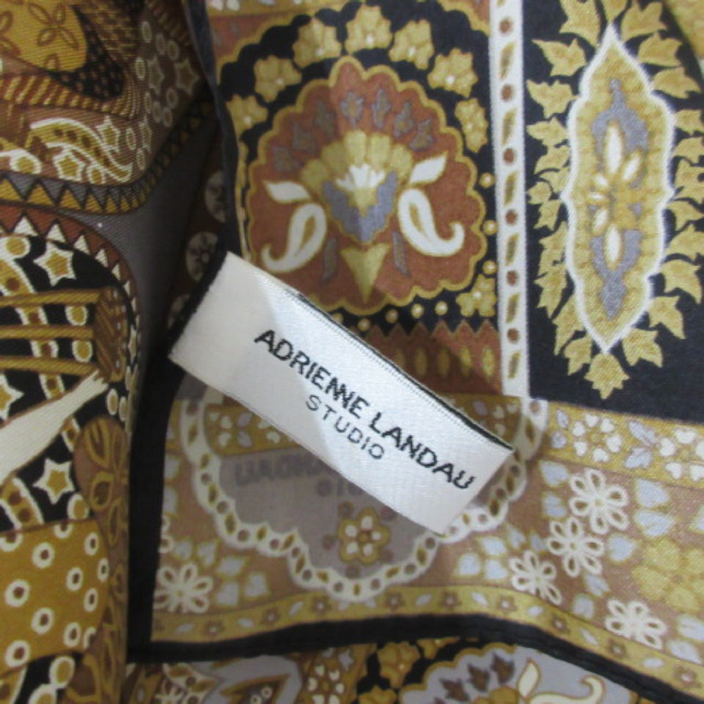 Adrienne Landau Art Floral Paisley Silk Scarf - Long - 4539