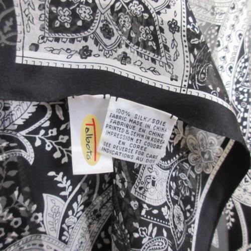Talbots Designer Silk Scarf - Square – 4674