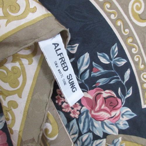 Alfred Sung Designer Silk Scarf - Square - 4679