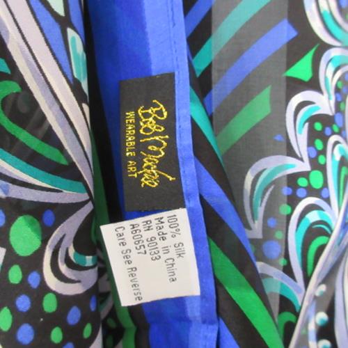 Bob Mackie Designer Silk Scarf - Long - 4733