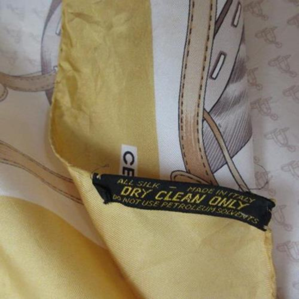 CELINE PARIS Silk Scarf - Equestrian - 34" Square - 4799