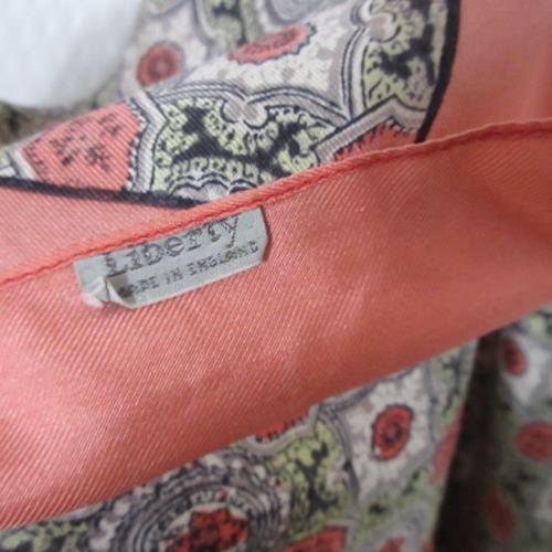 LIBERTY Vintage Designer Silk Scarf - Square – 4847
