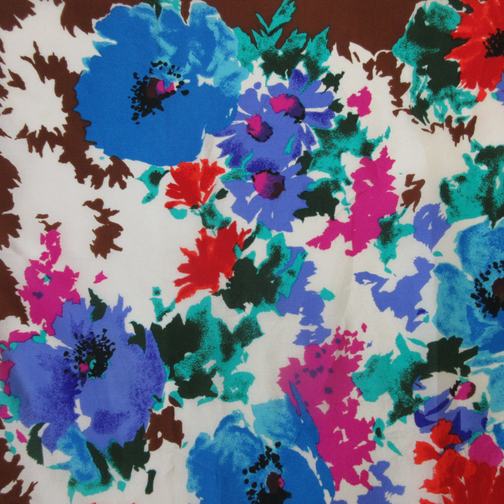 Liz Claiborne Floral Silk Scarf - Square - 5487