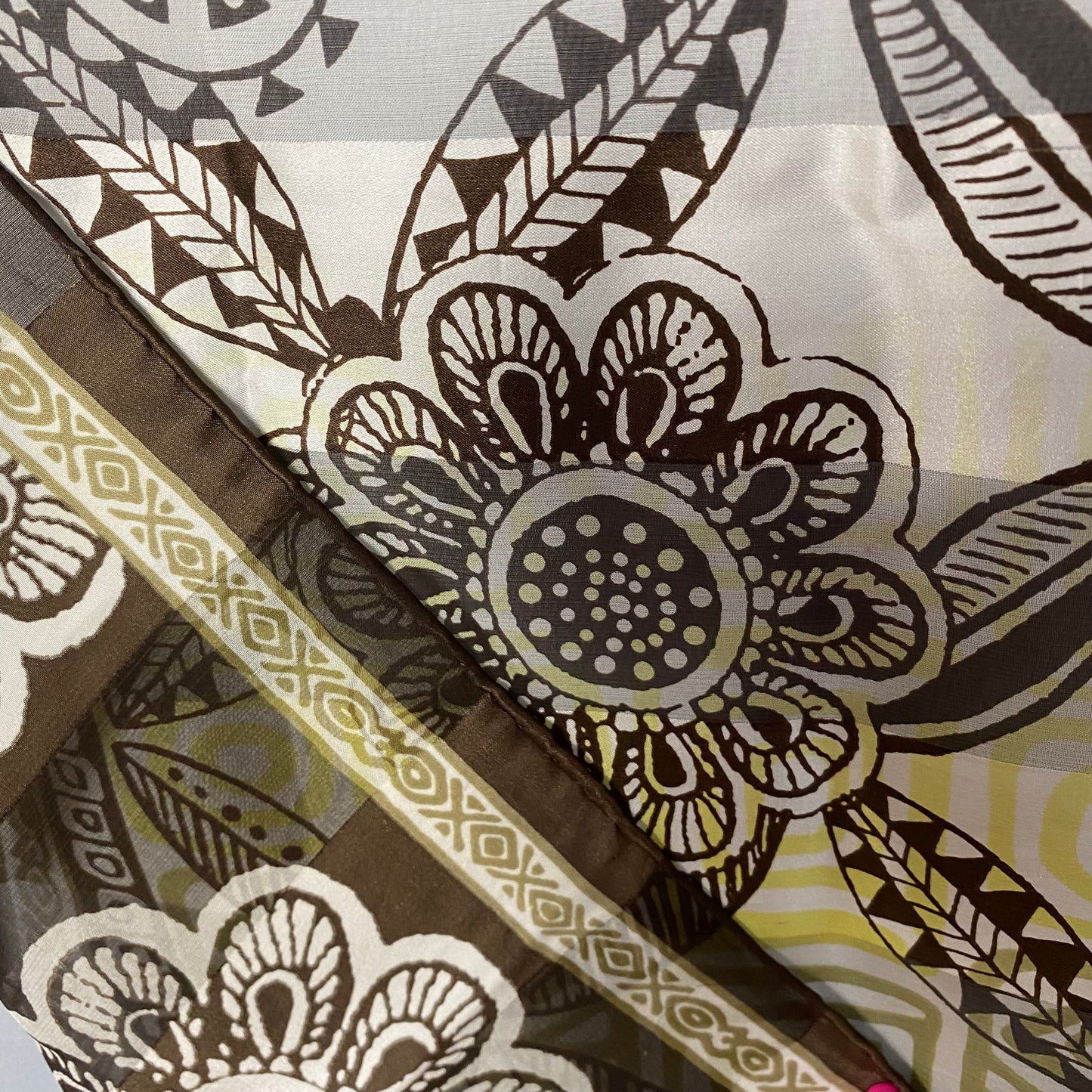 Adrienne Vittadini Floral Silk Scarf - Square - 1036