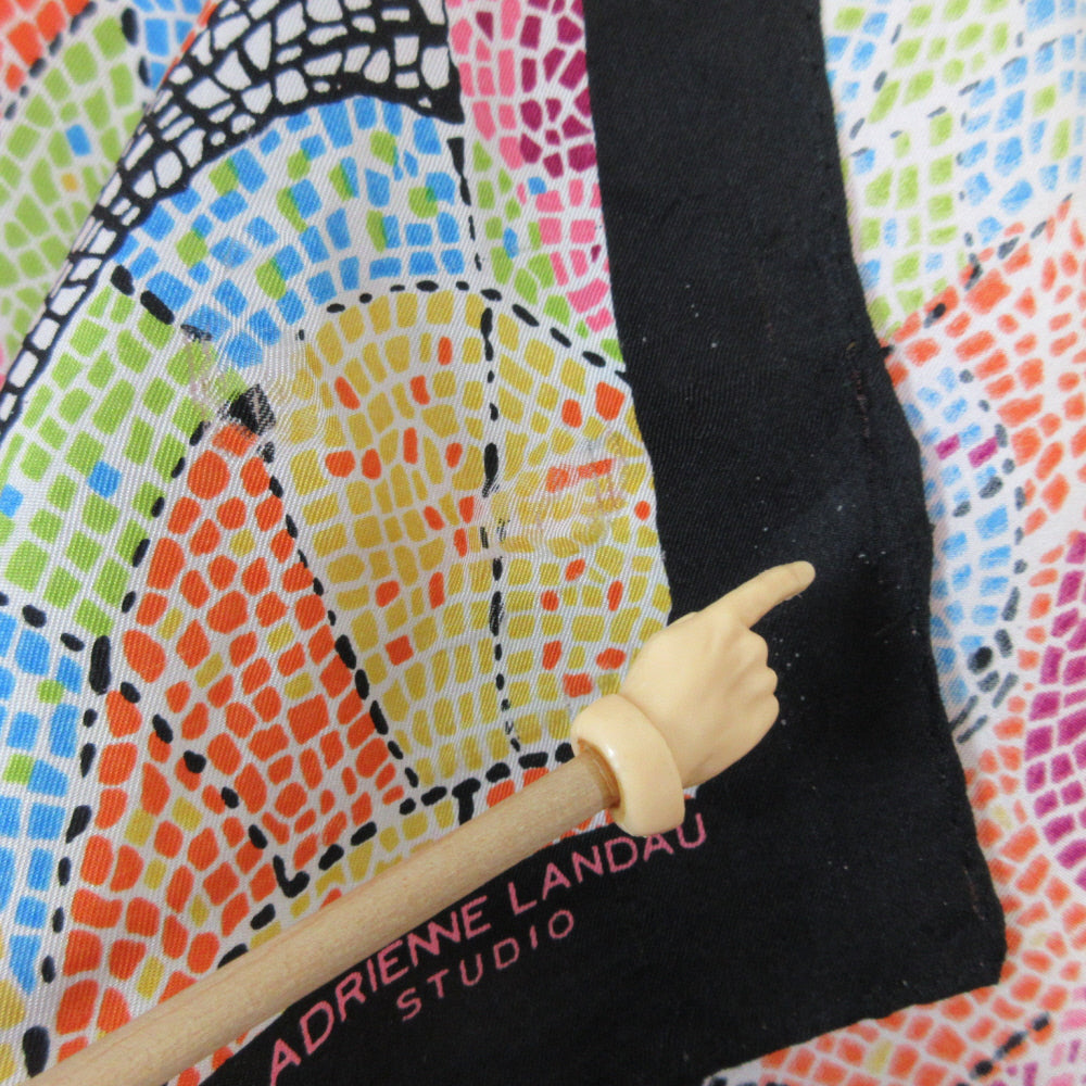 Adrienne Landau Designer Silk Scarf - Long - 5513