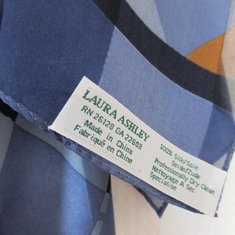 Laura Ashley Designer Silk Scarf - Long - 5521