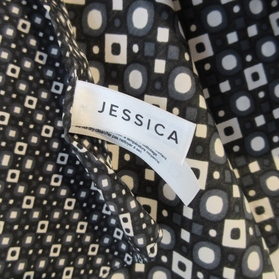 Jessica Geometric Scarf - Long Poly - 5371