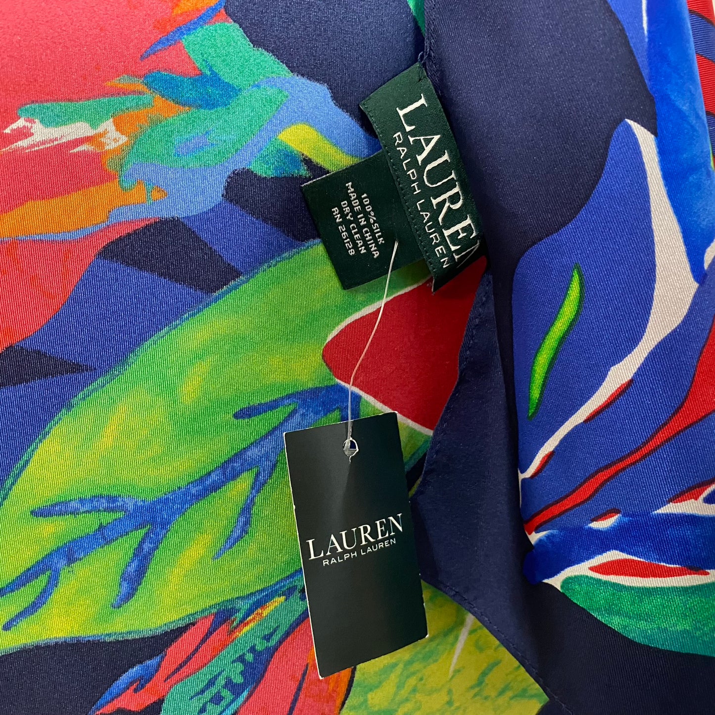 Ralph Lauren Exotic Floral Silk Scarf - Long - NWT – 4990