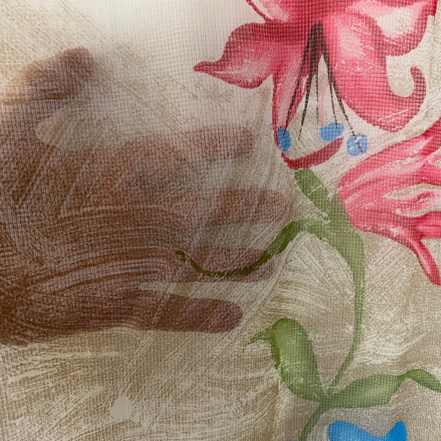 Cejon Floral Art Silk Scarf - Long – 5012