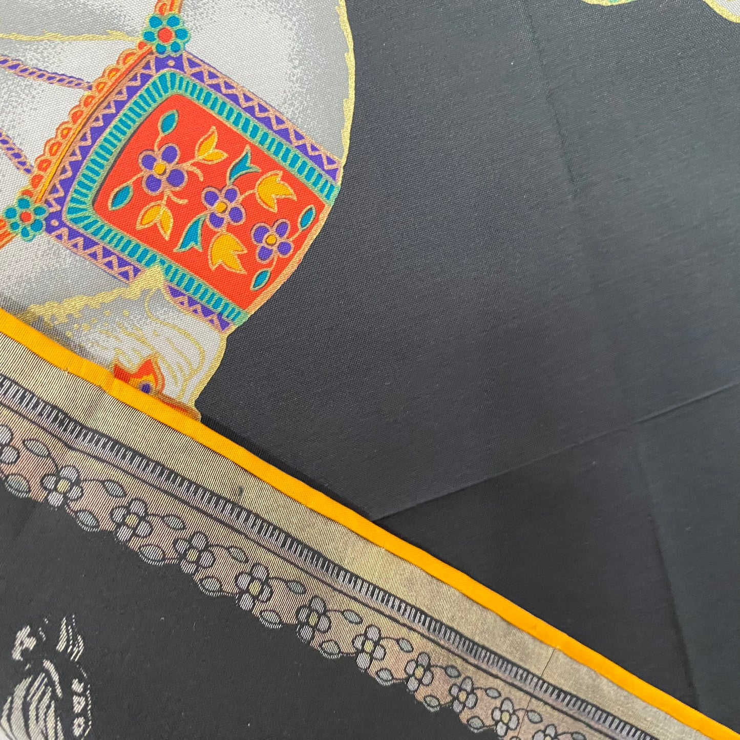 Jim Thompson Thai Elephants Silk Scarf - Square – 5051