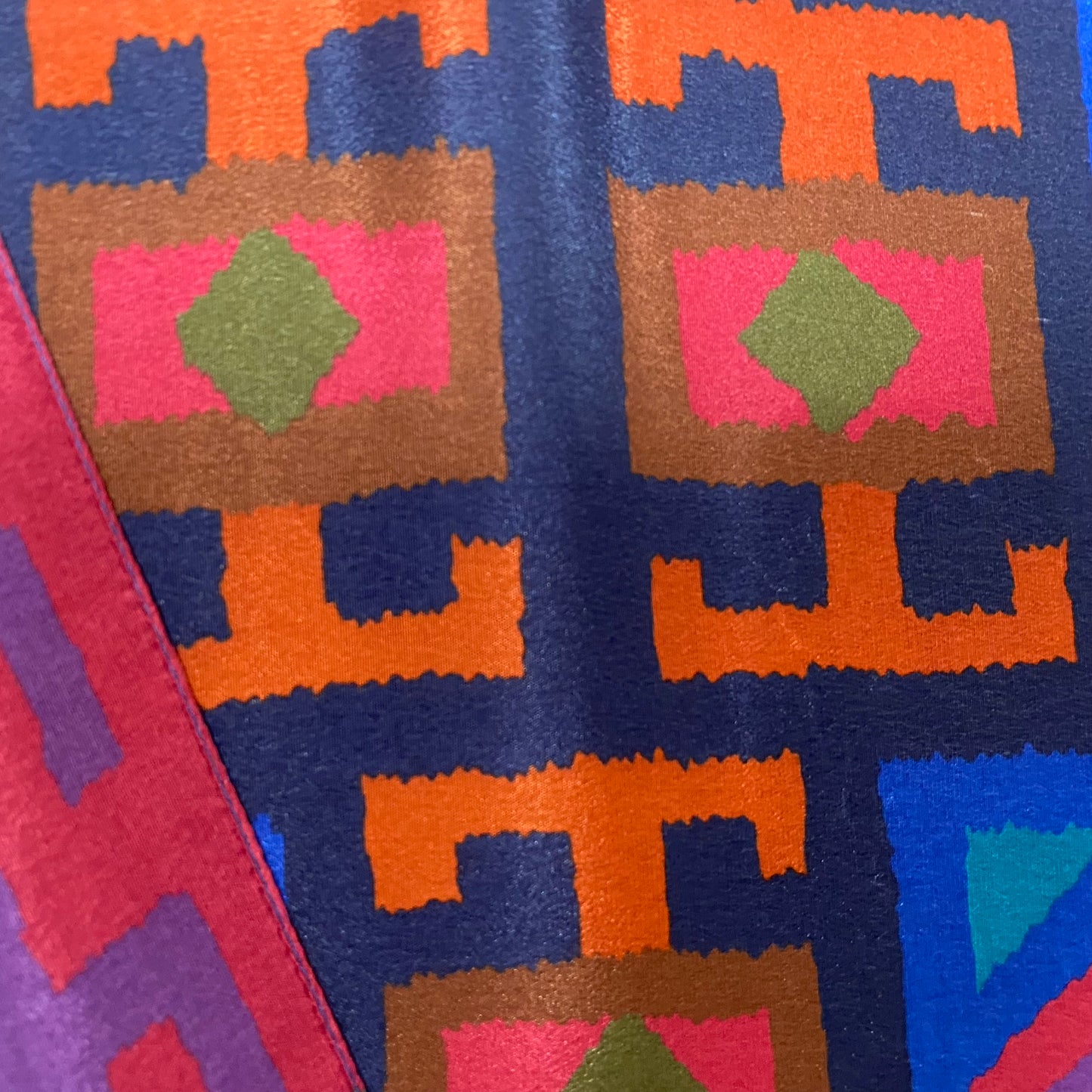 Runway Art Silk Scarf - Long – 5063