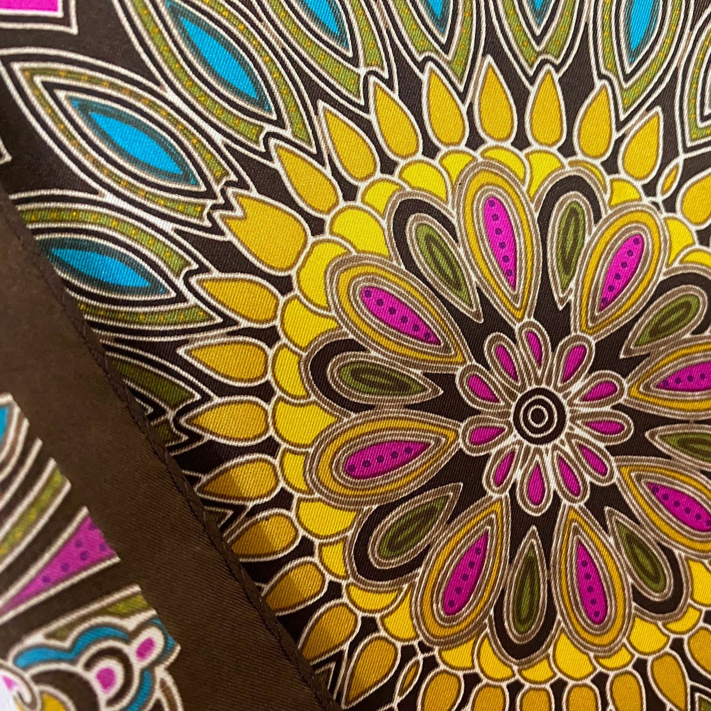 Oscar Retro Silk Scarf - Long