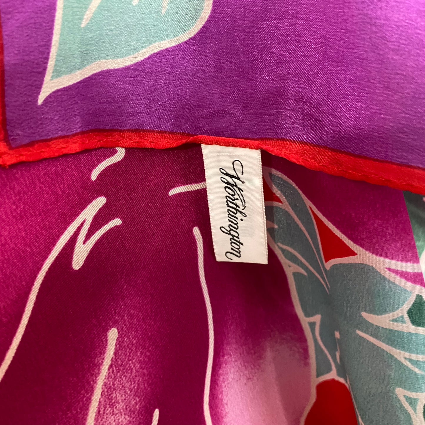 Worthington Floral Silk Scarf - Square – 5075