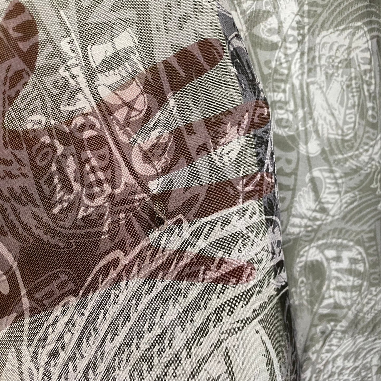 RALPH MARLIN Silk Scarf - Harley Davidson Born to Ride - 19" x 52" Long - 5173