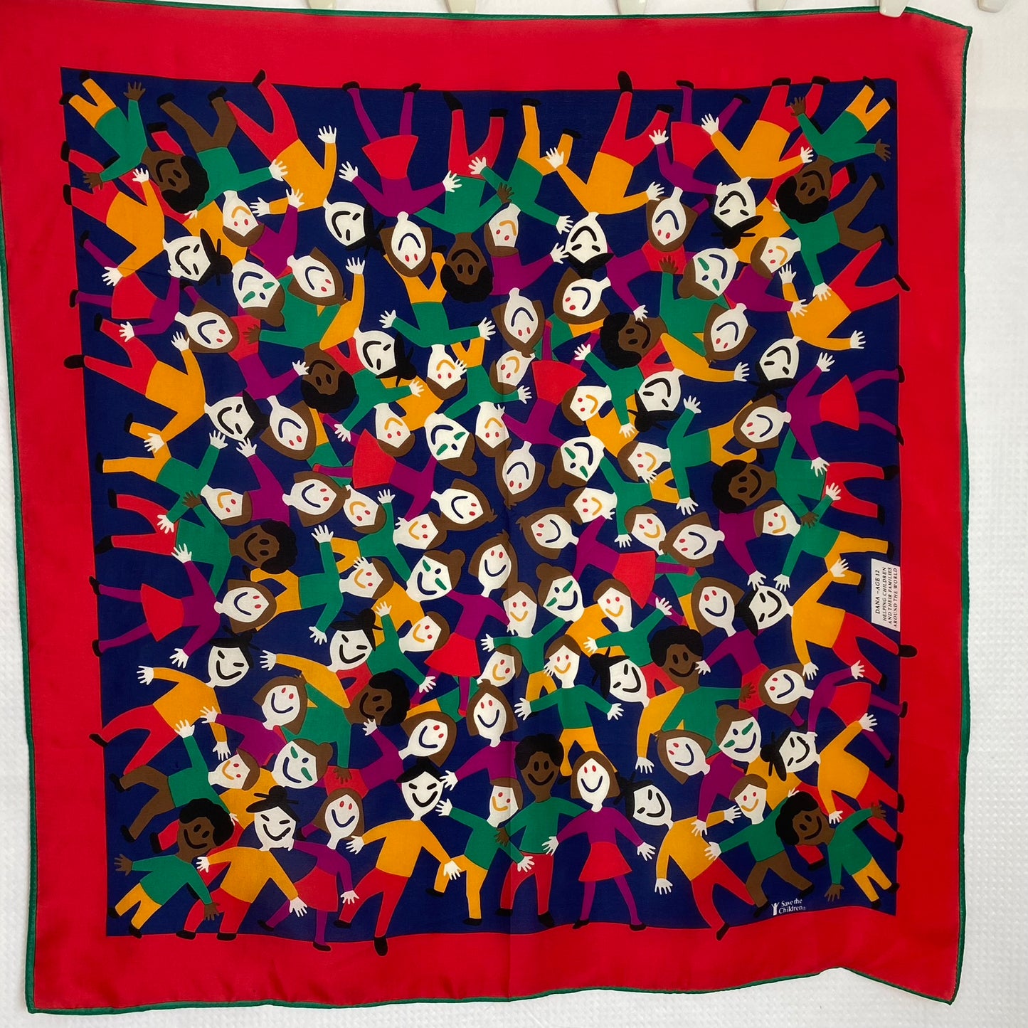 Save the Children Art Design Silk Scarf - Square – 5207